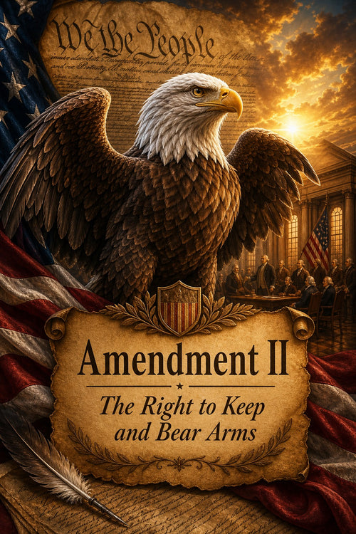 amendment 02 right to keep and bear arms — digital color artwork